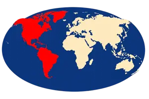 South America geography icon