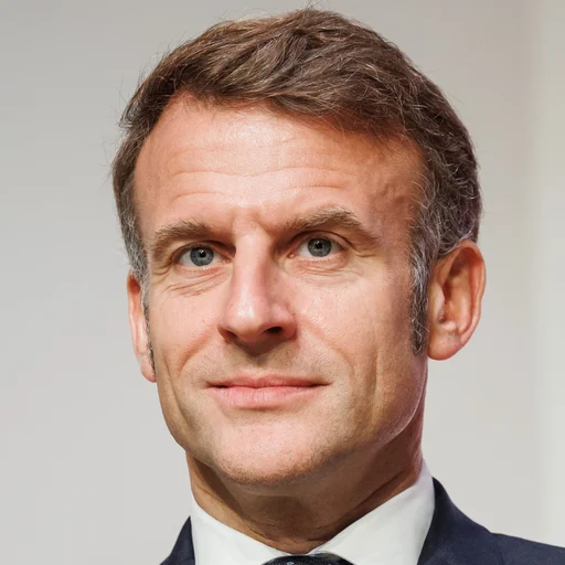 Emmanuel Macron portrait
