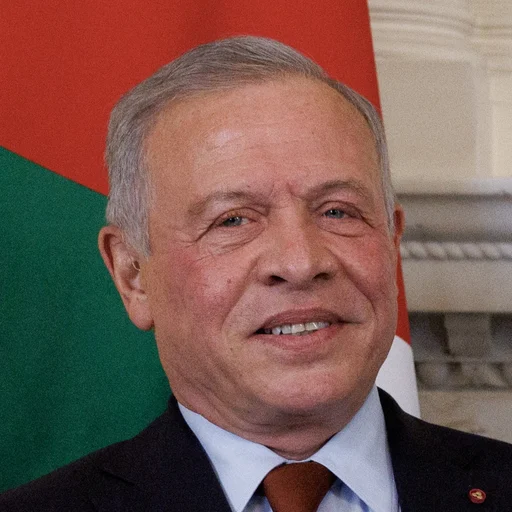 King Abdullah II portrait